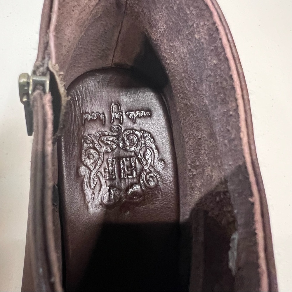 BaliElf ELF Monte Carlo Made by Hand Dark Brown Leather Boots Size 7.5 - Picture 3 of 9